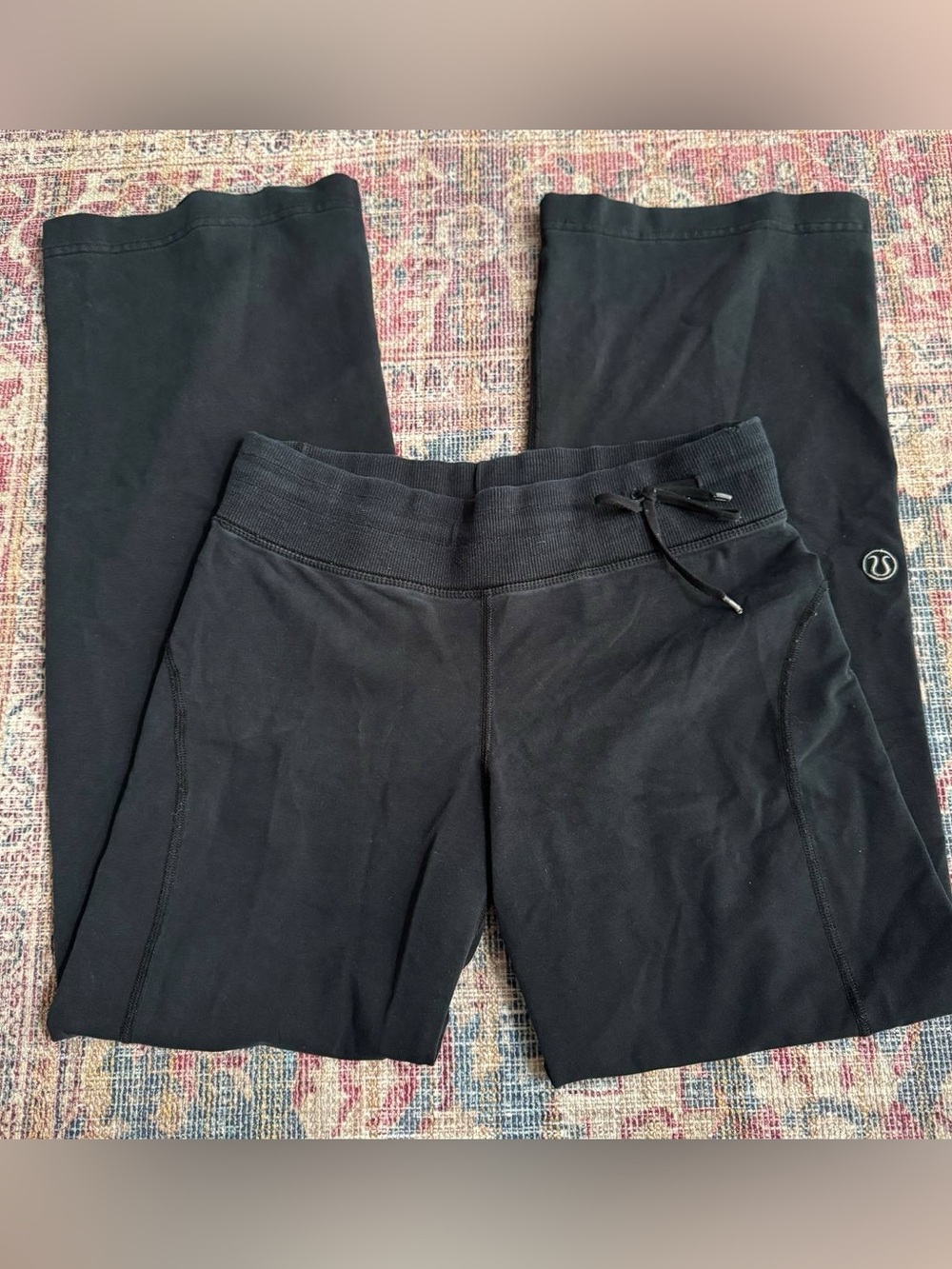 Y2k low rise lululemon athletica Black Pants
